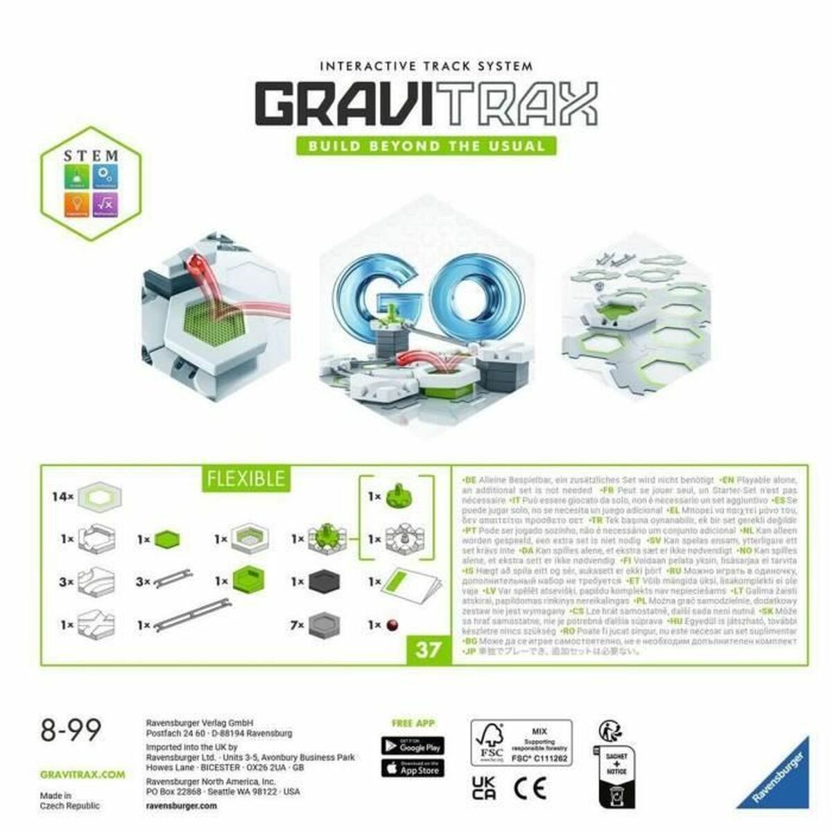 Juego de Mesa Ravensburger Gravitrax GO Flexible