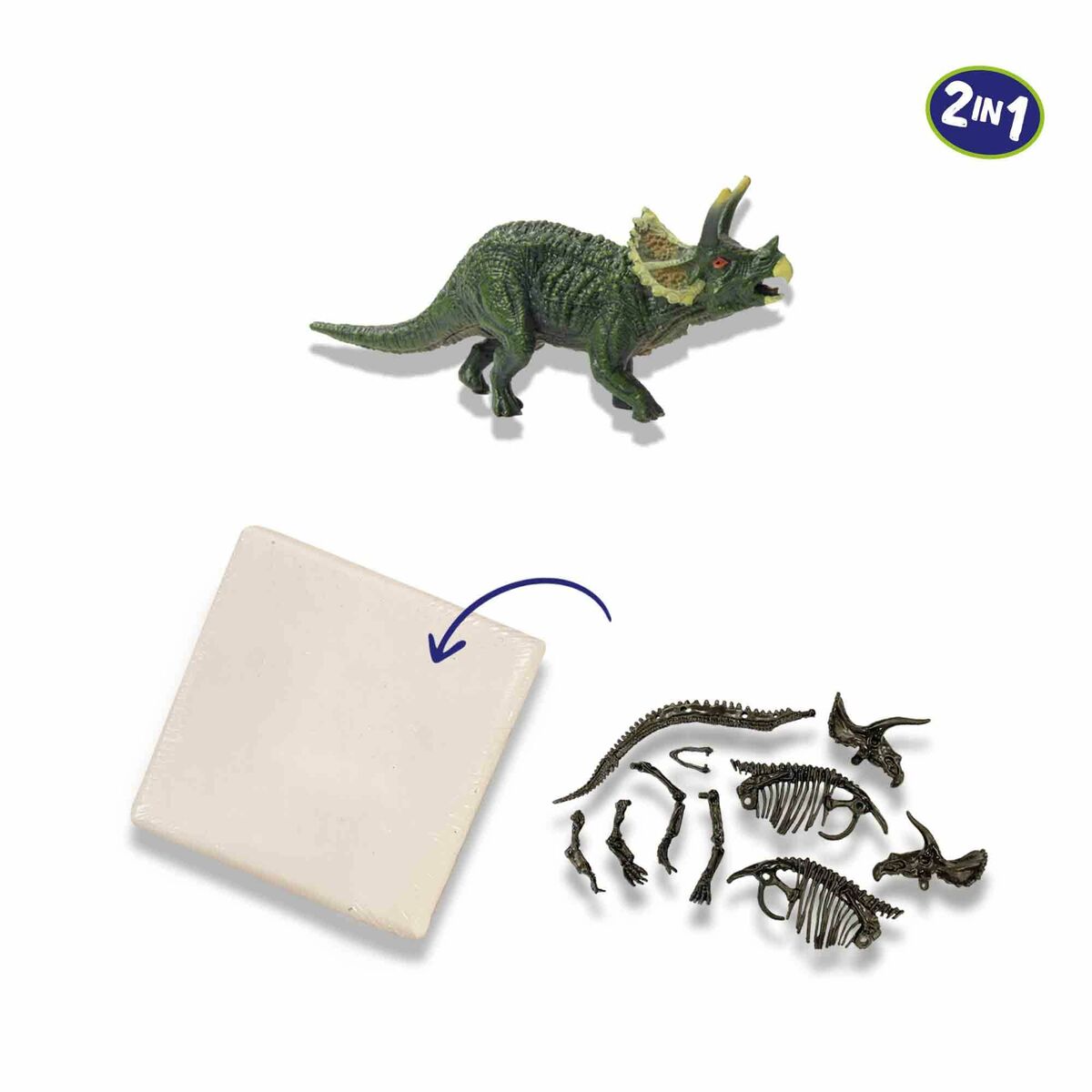 Juego de Excavación SES Creative Triceratops