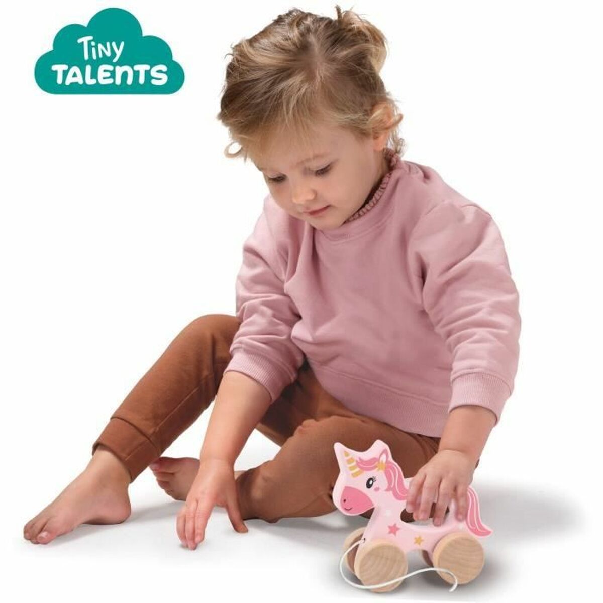 Figura Articulada SES Creative Unicornio de madera 2 en 1 Unicornio