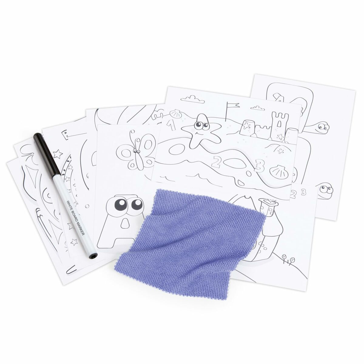 Pizarra Mágica Smoby Magnetic modulo slate Blanco Madera