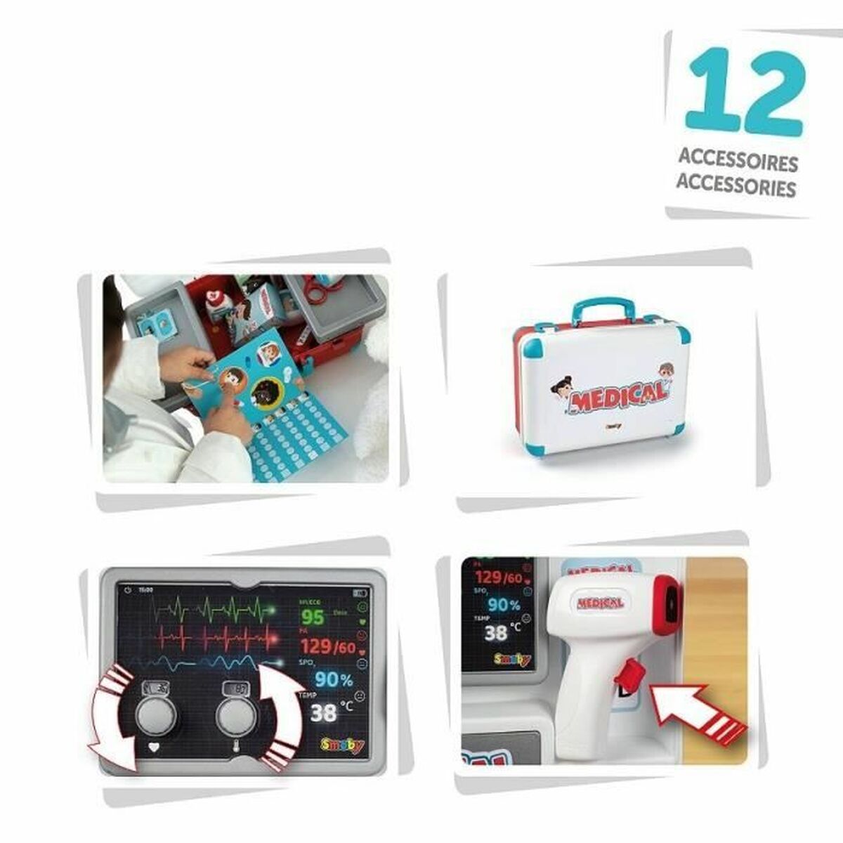 Maletín Médico de Juguete con Accesorios Smoby