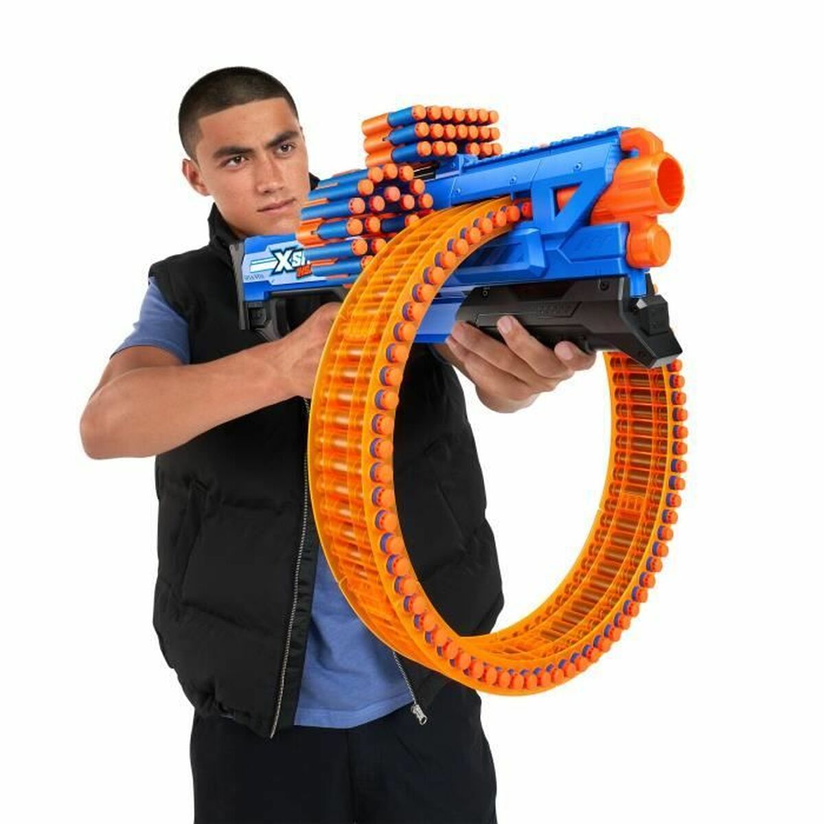 Pistola de Dardos Zuru XSHOT Insanity Mad Mega Barrel