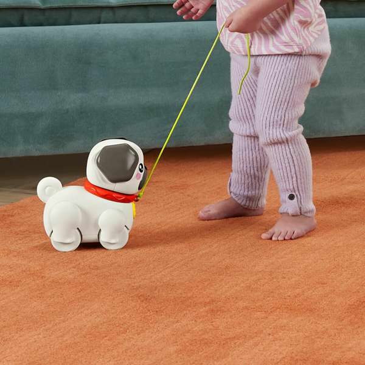 Perro Interactivo Fisher-Price My Pug to Walk HTW94 Perro