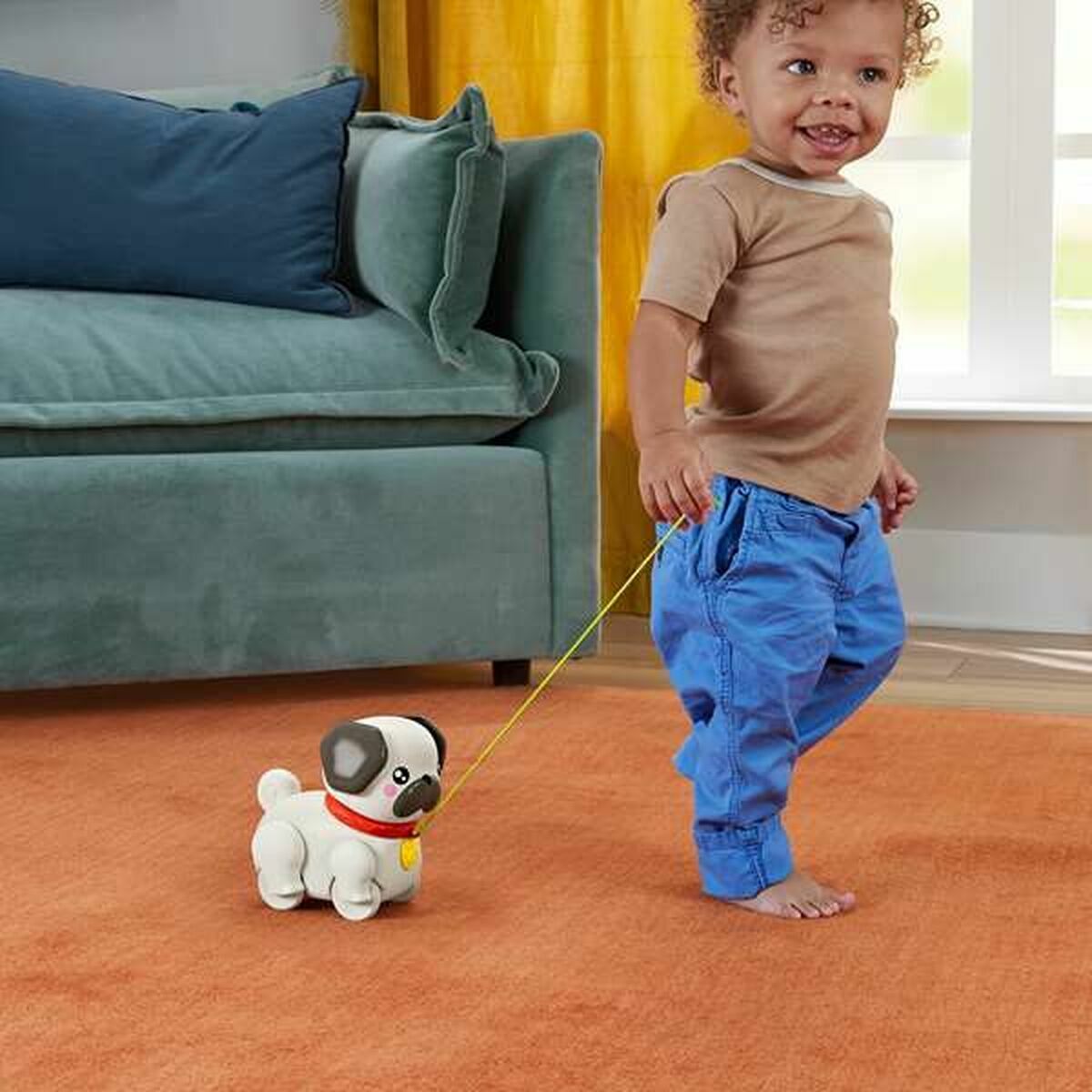 Perro Interactivo Fisher-Price My Pug to Walk HTW94 Perro