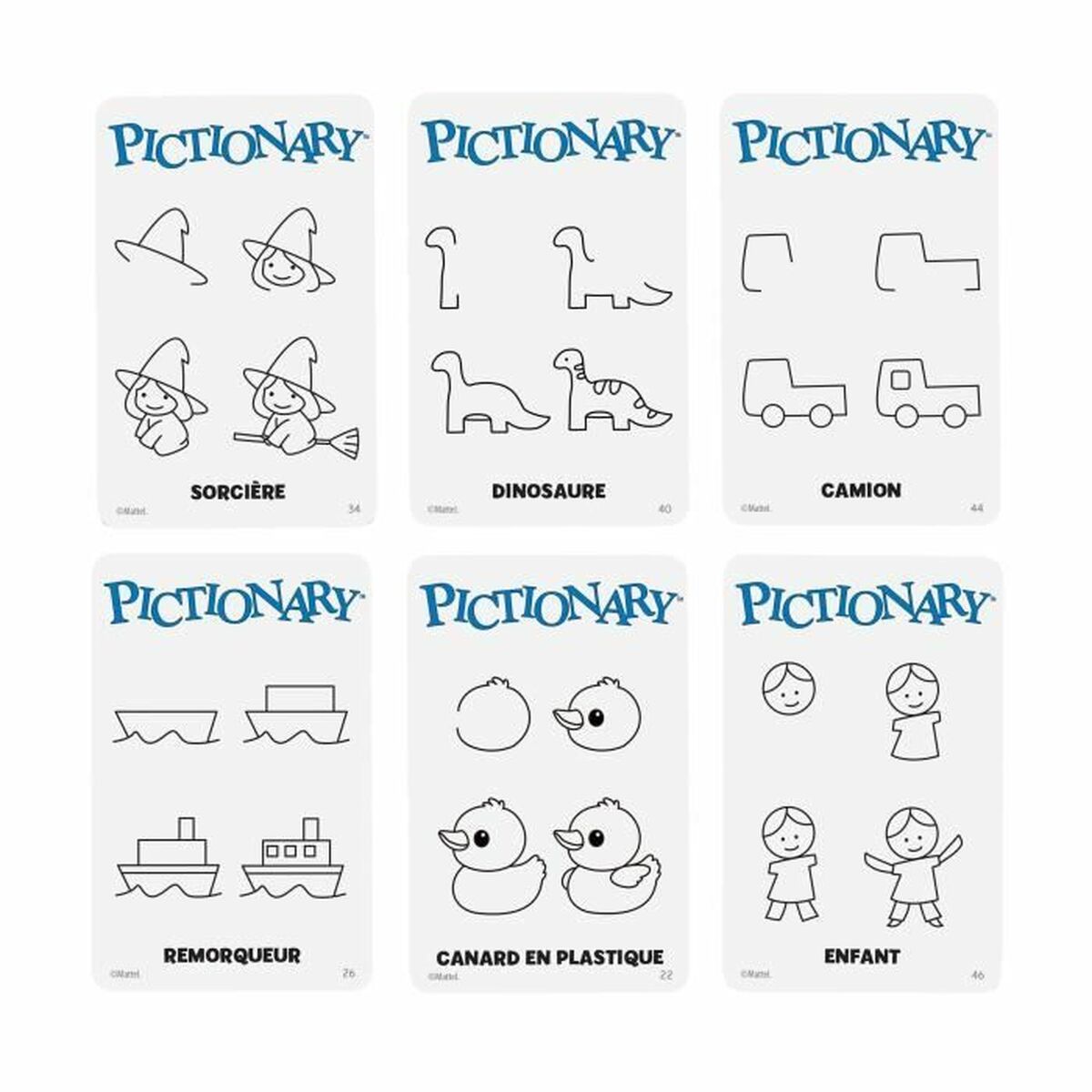 Juego de Mesa Mattel PICTIONARY