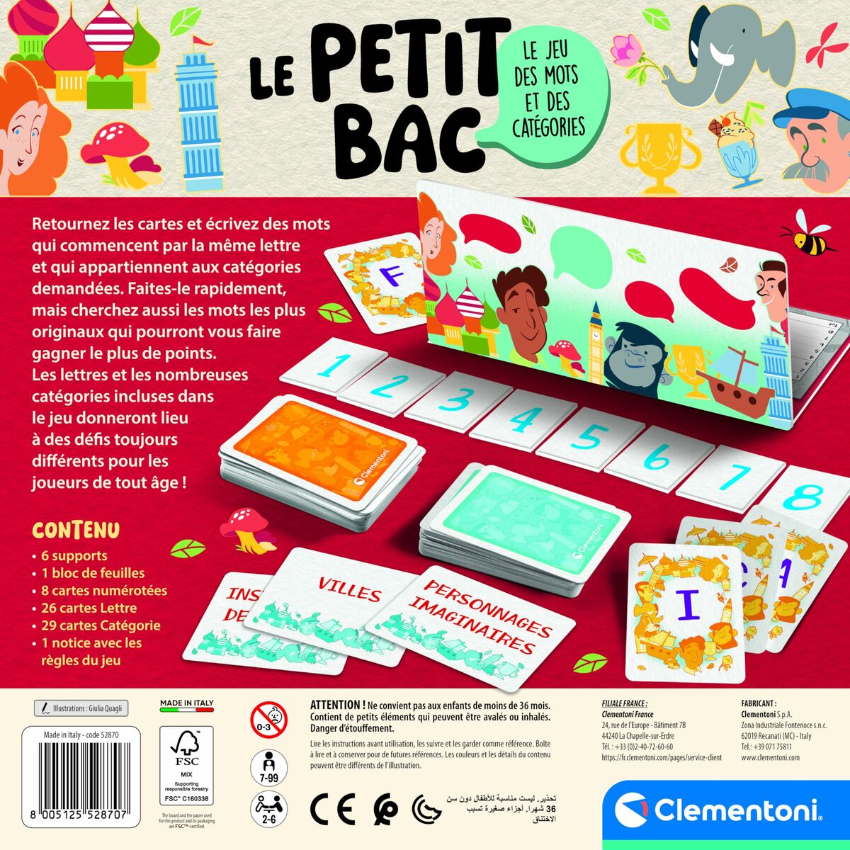 Juego de Mesa Clementoni El pequeño bac