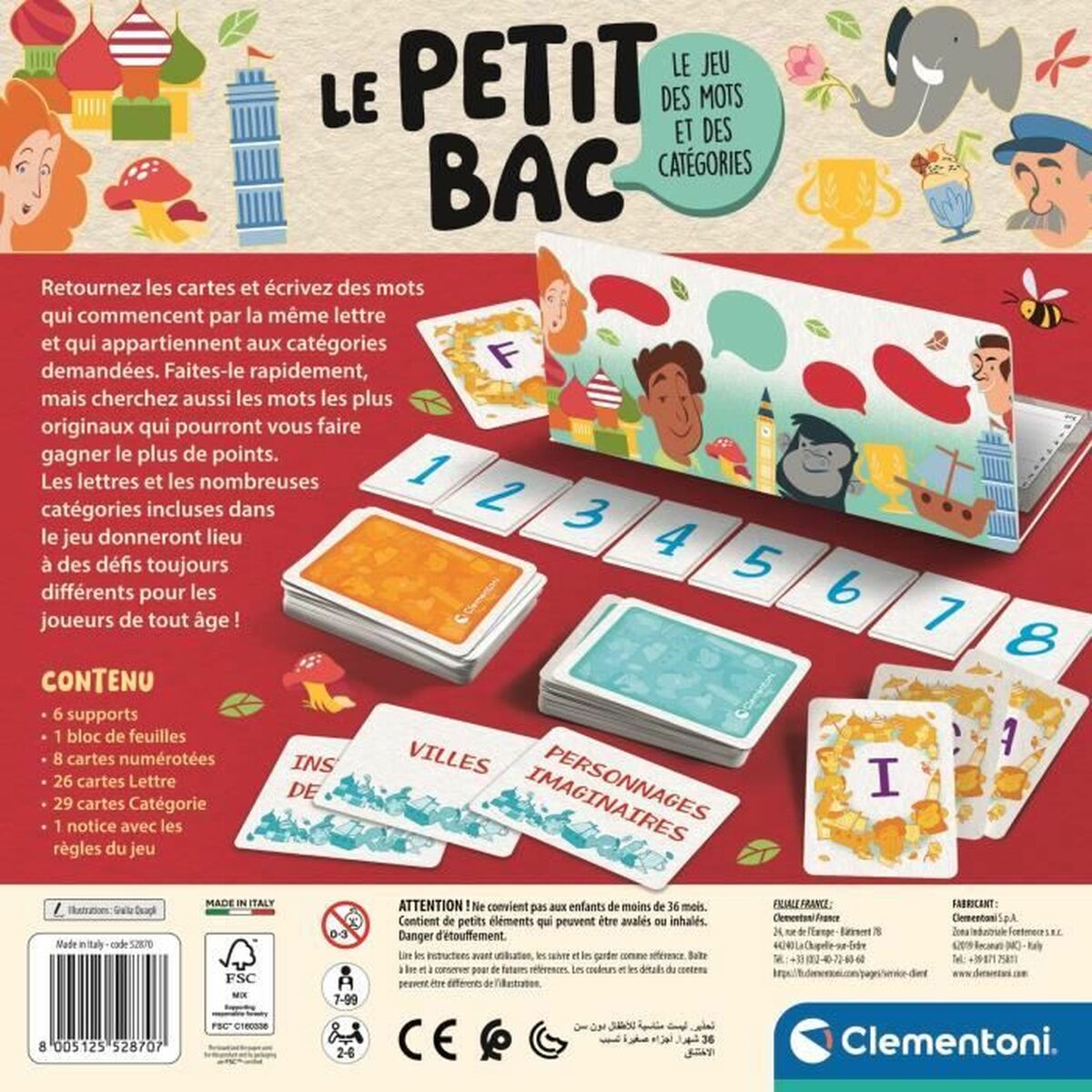Juego de Mesa Clementoni El pequeño bac
