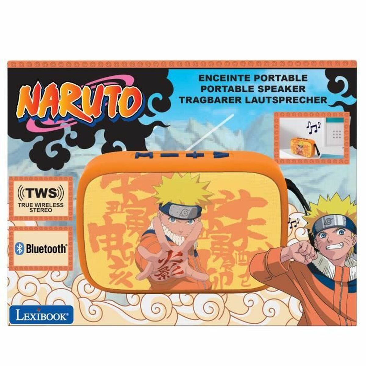 Altavoz Bluetooth Lexibook Naruto
