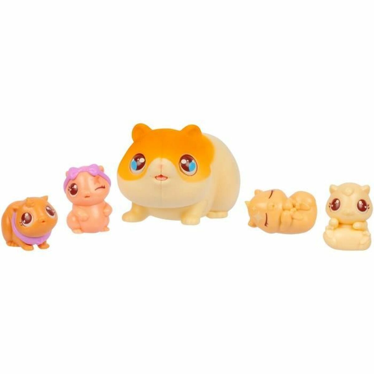 Peluche Little Live Pets Mama Surprise Hamsters Naranja Orange Felpa Hámster