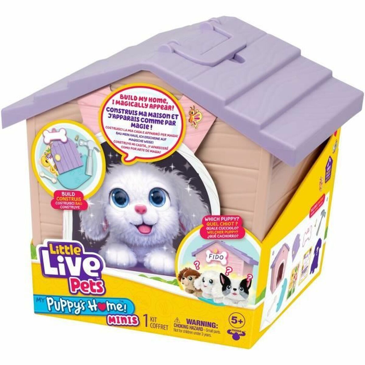 Peluche Little Live Pets Surprise Niche Rosa Felpa Rana Perro