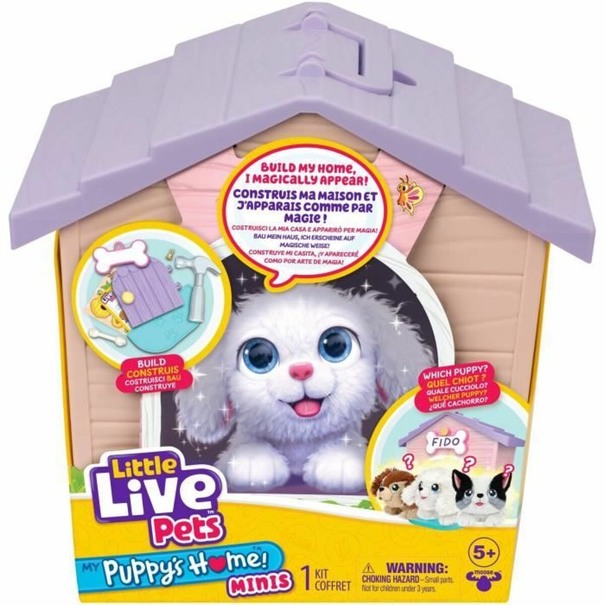 Peluche Little Live Pets Surprise Niche Rosa Felpa Rana Perro