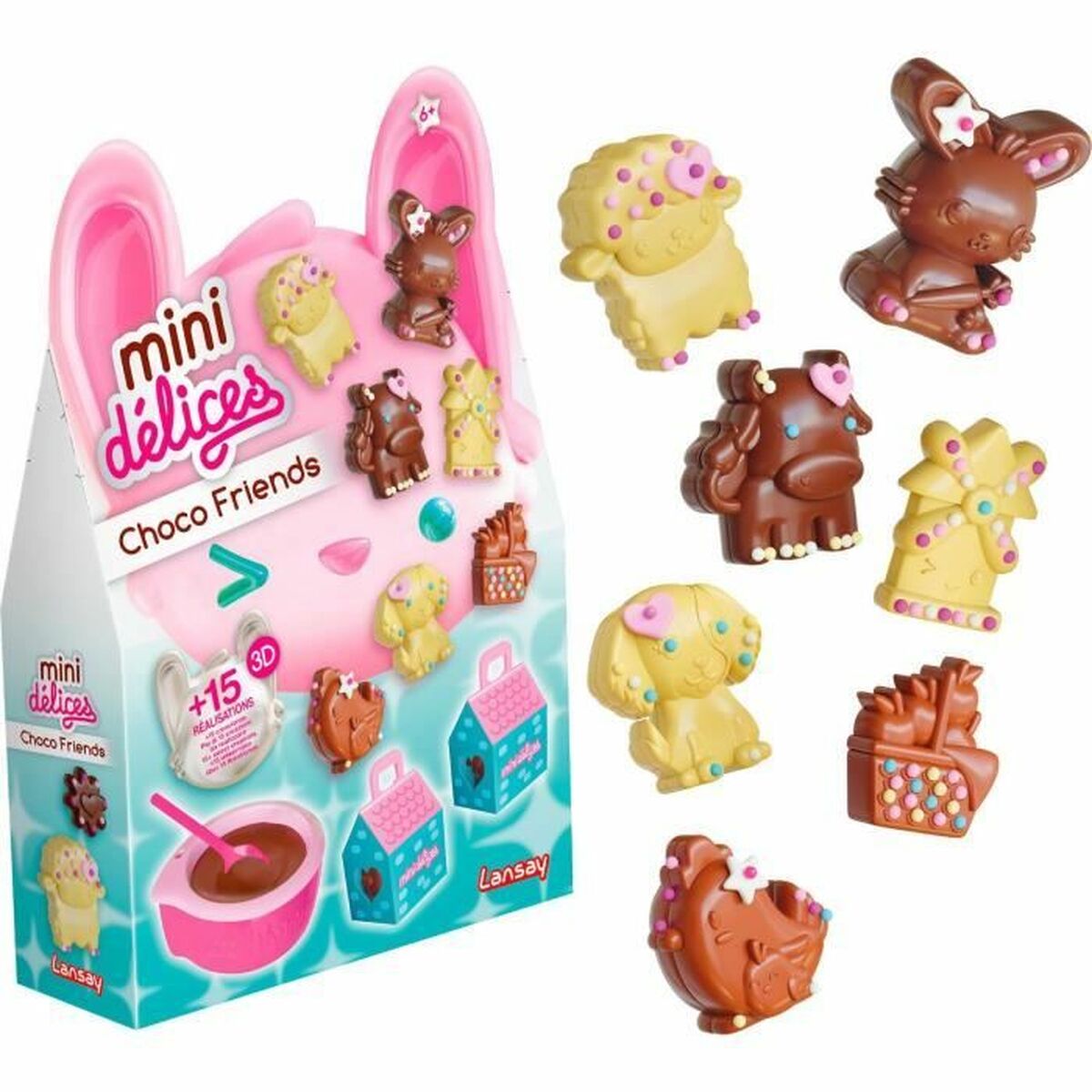 Juego de Utensilios de Cocina Lansay Mini delicias - LANSAY - Choco Friends