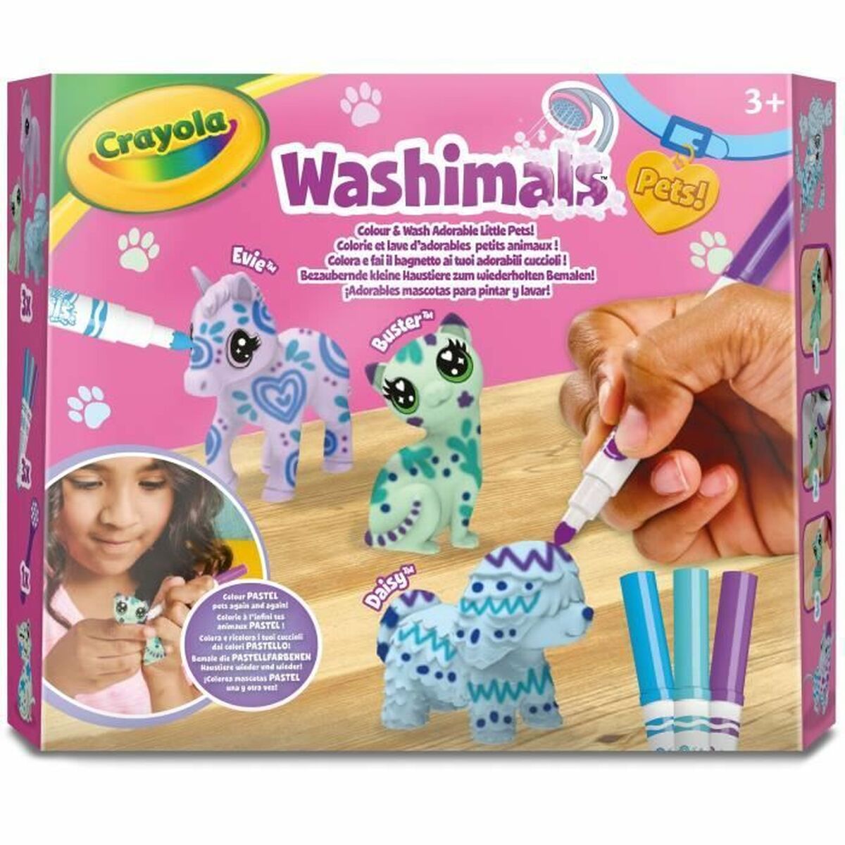 Set de Dibujo Crayola Washimals (3 Piezas) (3 Unidades)