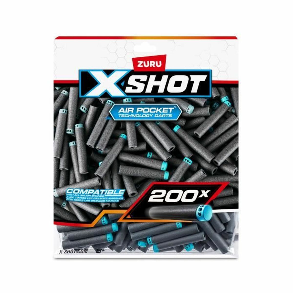 Pistola de Dardos Zuru X-SHOT Excel Pack 200