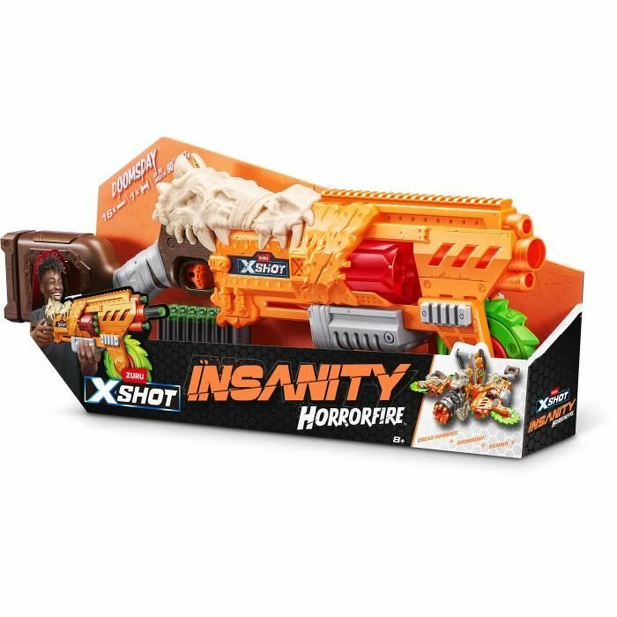 Pistola de Dardos Zuru X-SHOT Horrorfire Doomsday