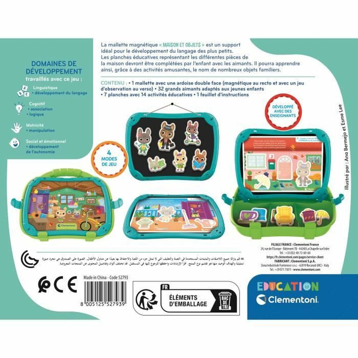 Juego Educativo Clementoni maison et objets