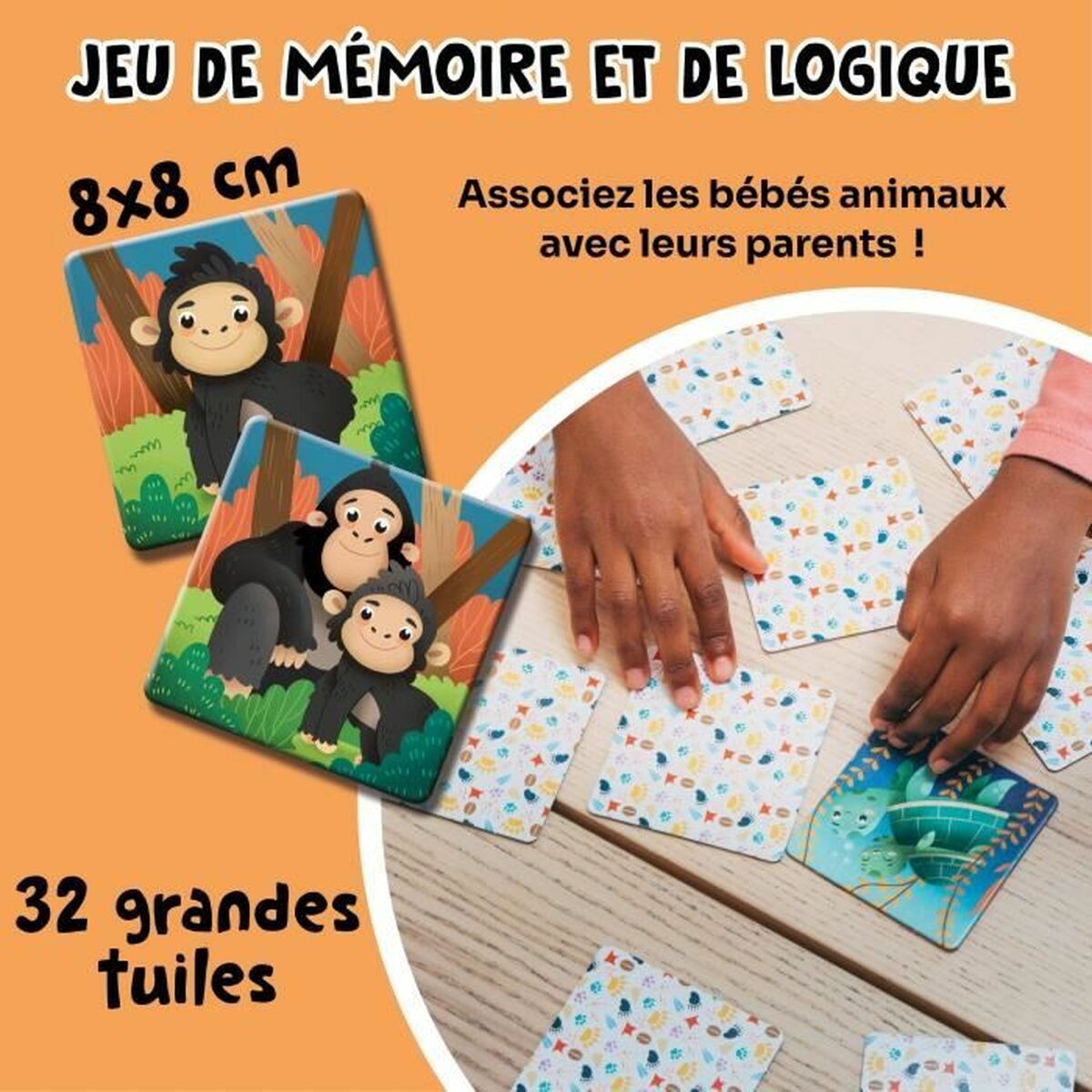 Juego Educativo Adventerra Memo Ecológico Animales en Peligro