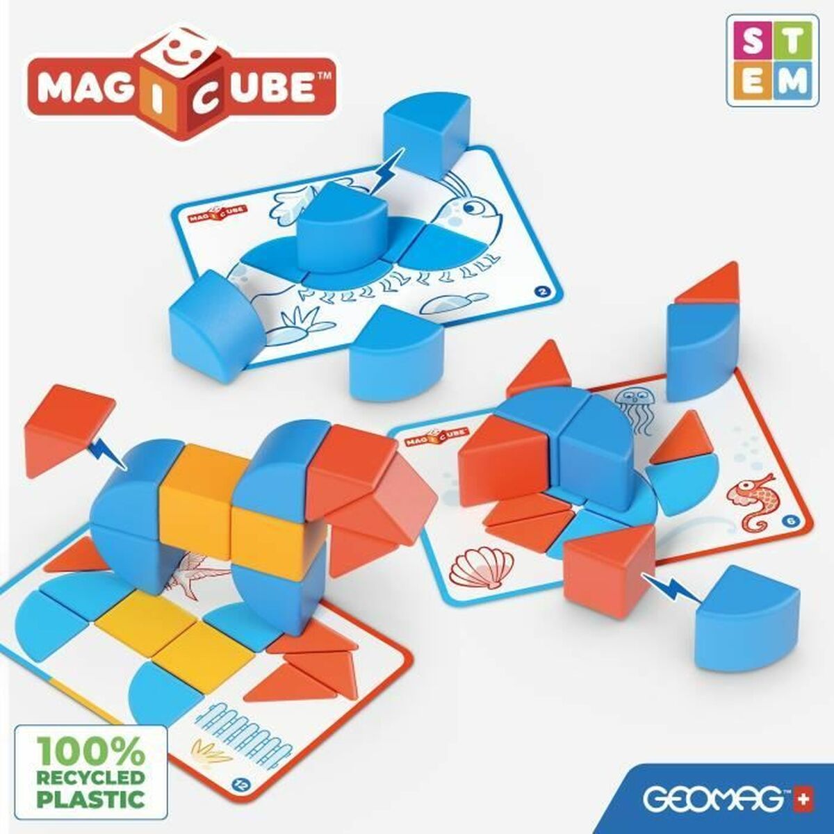 Juego de Construcción Geomag Magicube