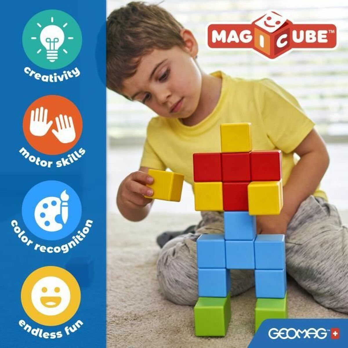 Juego de Construcción Geomag Magicube