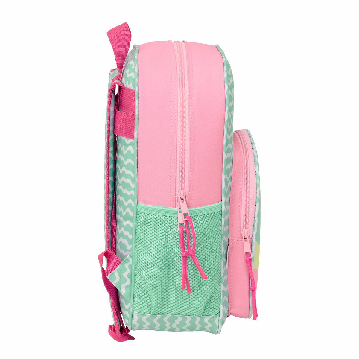 Mochila Escolar Lilo & Stitch Ice cream Rosa 32 x 38 x 12 cm