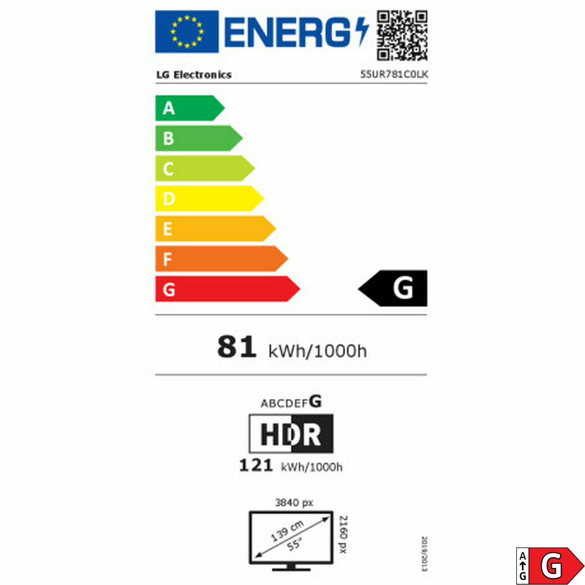 Smart TV LG 55UR781C 55" 4K Ultra HD LED HDR D-LED HDR10