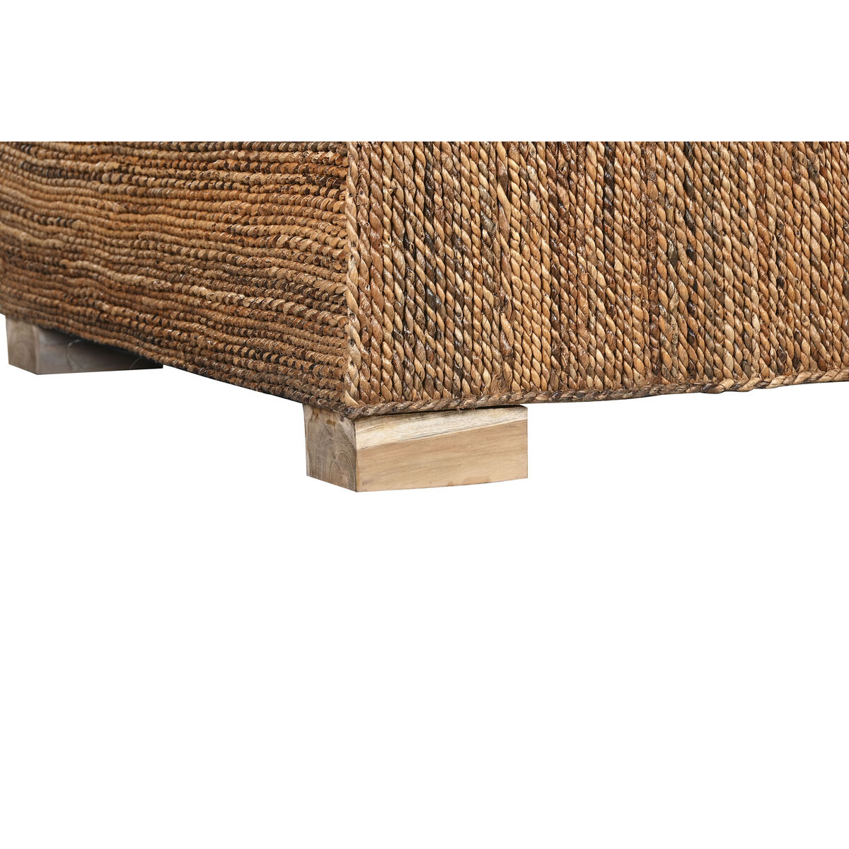 Sofá de Jardín Home ESPRIT Blanco Natural 192 x 92 x 65 cm