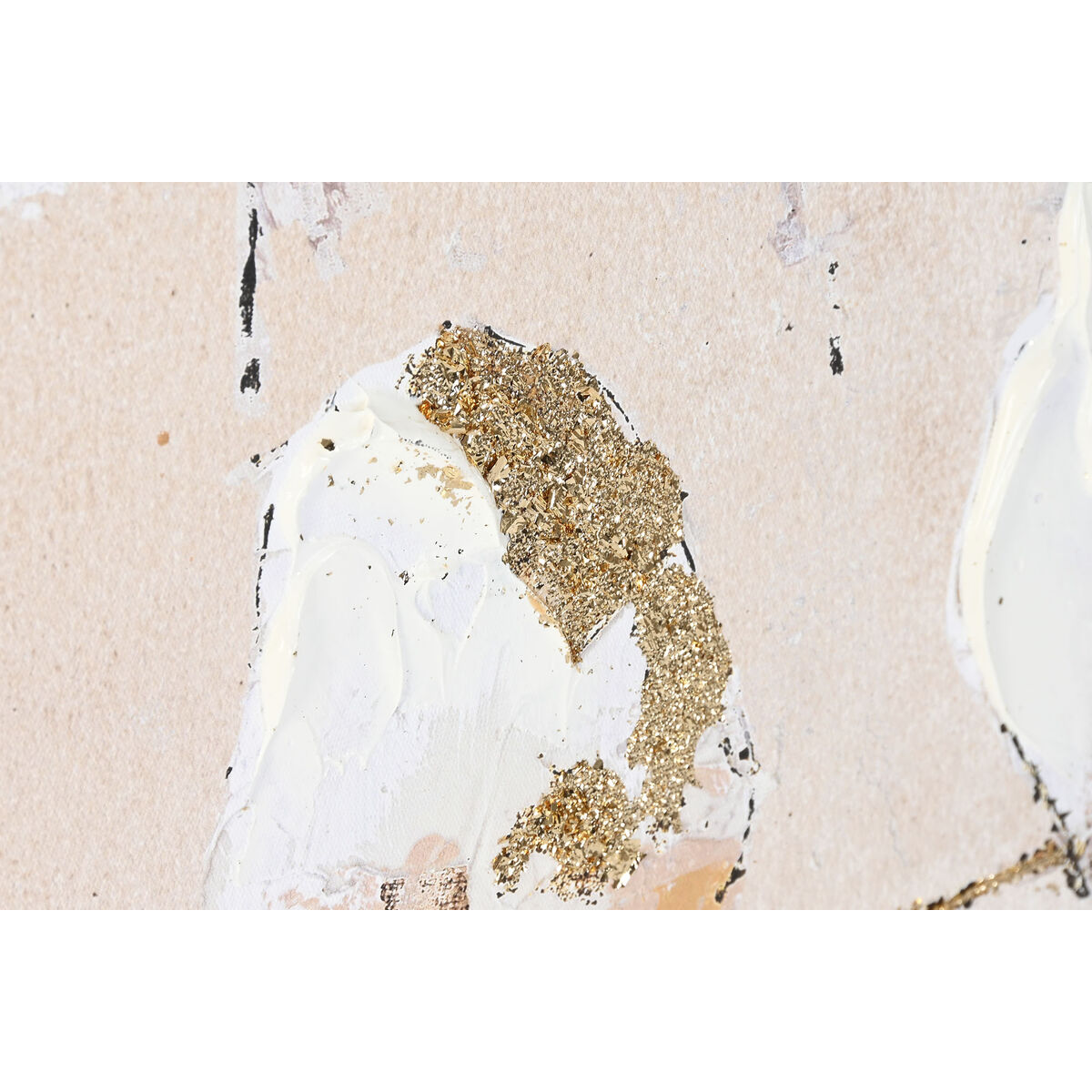 Lienzo Home ESPRIT Blanco Beige Gris Dorado Pájaros Escandinavo 103 x 4,5 x 143 cm (2 Unidades)