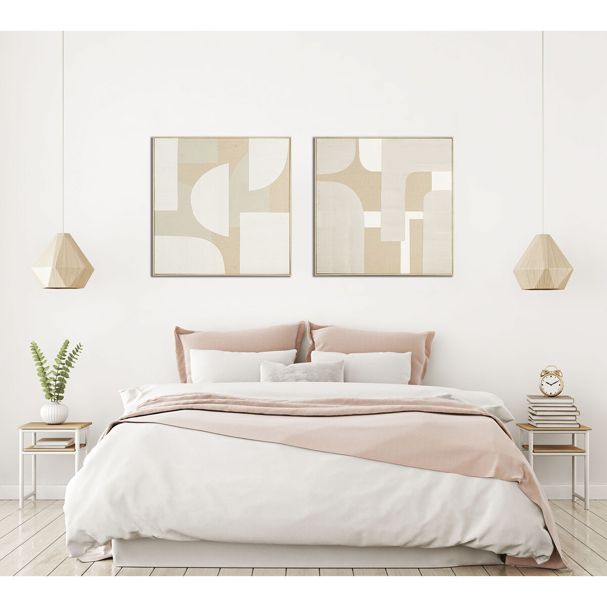 Cuadro Home ESPRIT Poliestireno 90 x 3,8 x 90 cm