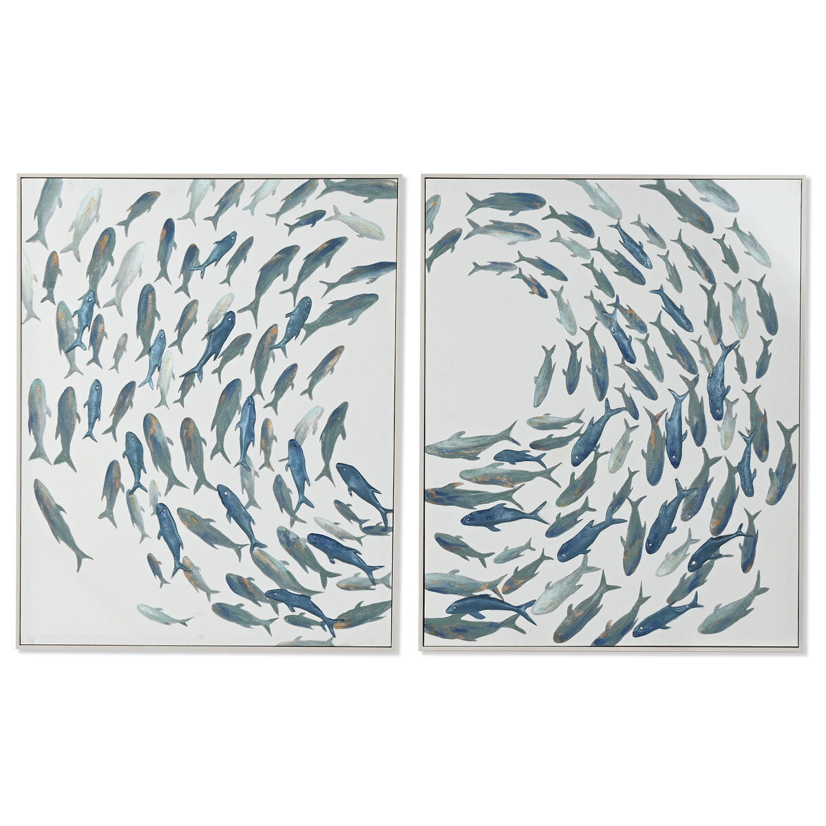 Lienzo Home ESPRIT Poliestireno Lienzo 82,5 x 4 x 102,5 cm