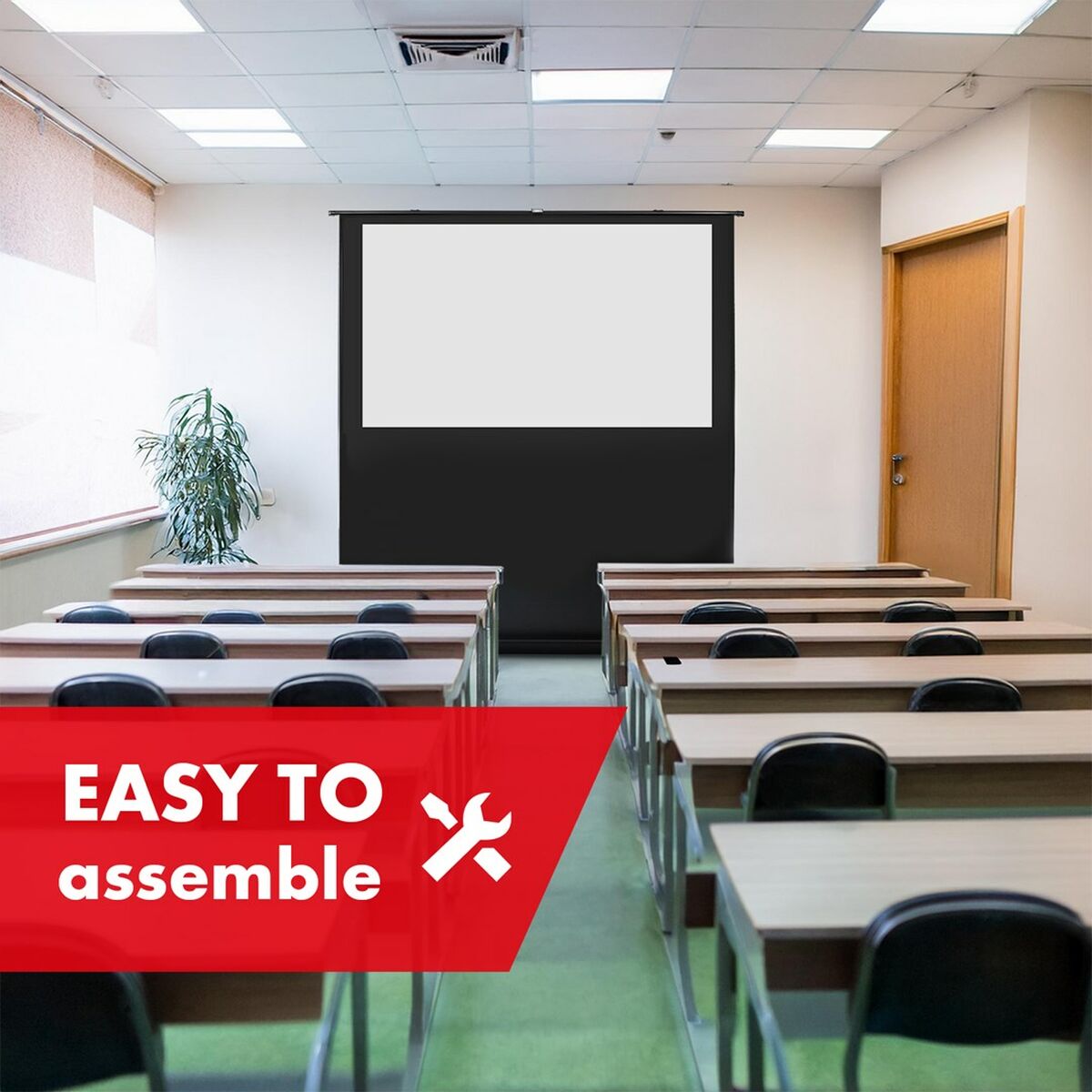 Pantalla de Proyección MacLean MC-212 80"