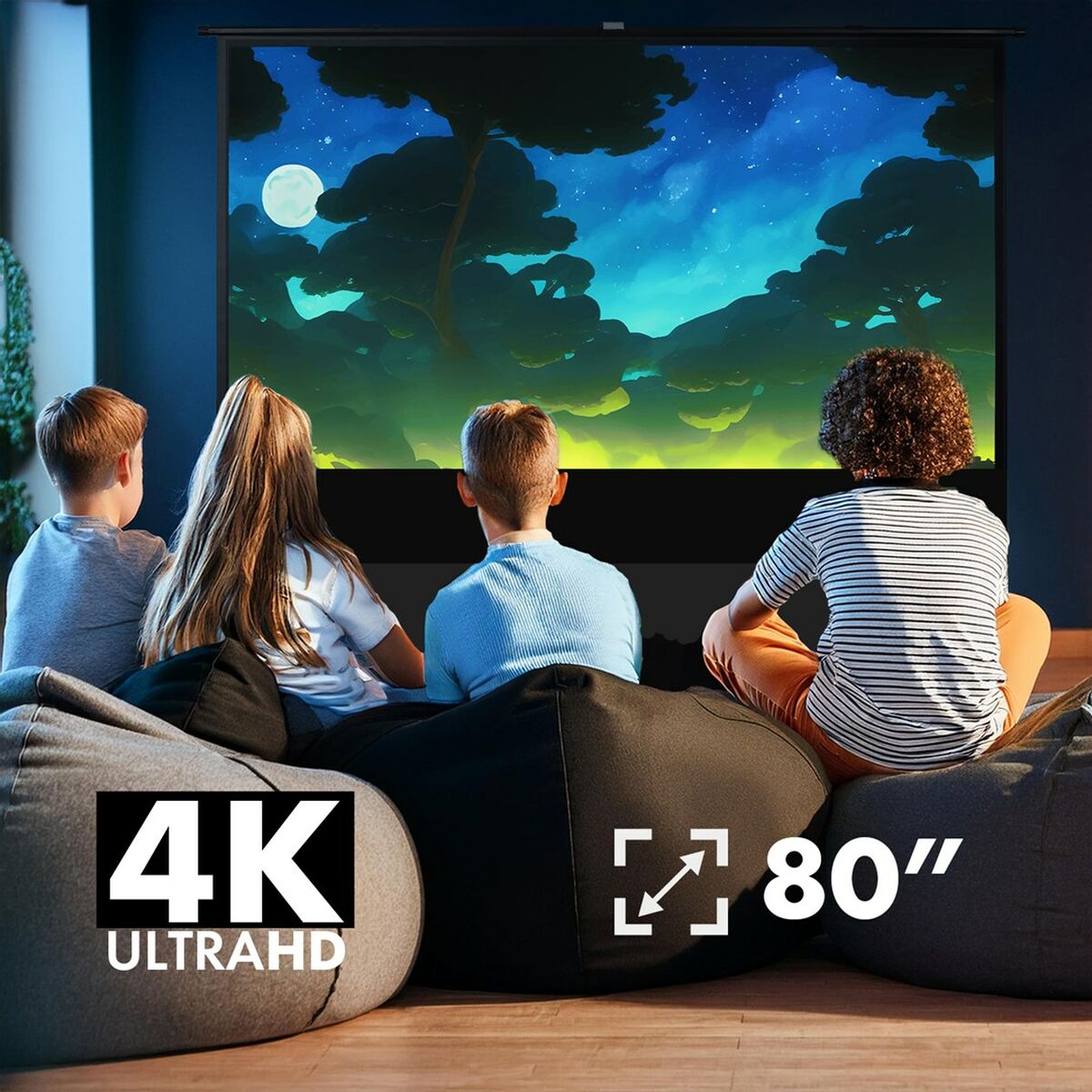 Pantalla de Proyección MacLean MC-212 80"