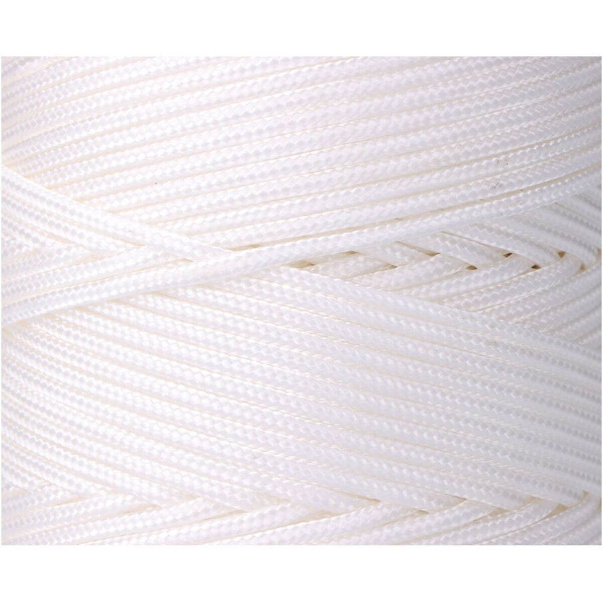 Cordón EDM 87917 Blanco Polipropileno 3 mm x 200 m Trenzado