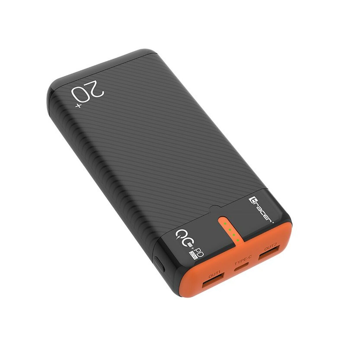 Powerbank Tracer TRABAT47516 Negro Naranja 20000 mAh 74 WH