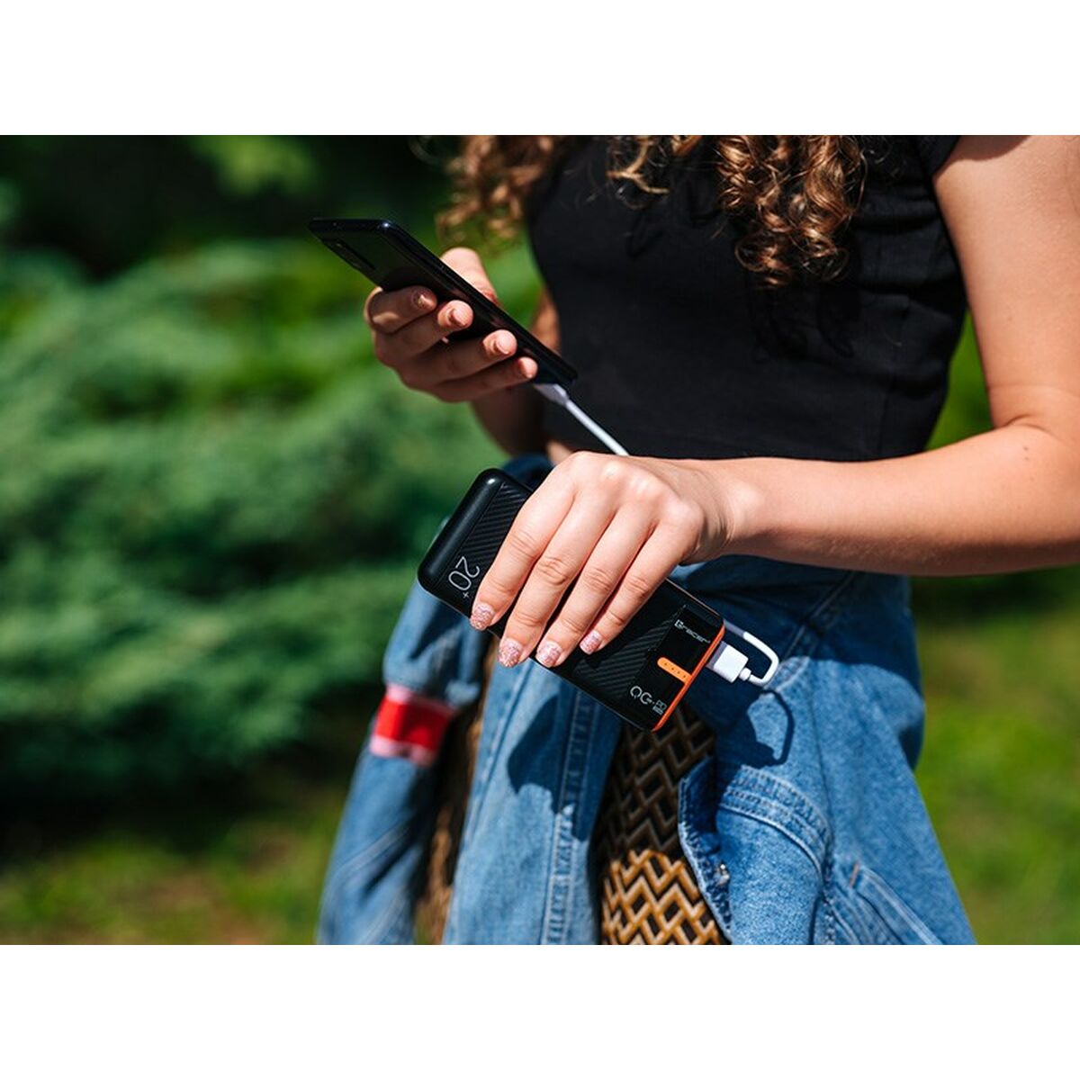 Powerbank Tracer TRABAT47516 Negro Naranja 20000 mAh 74 WH