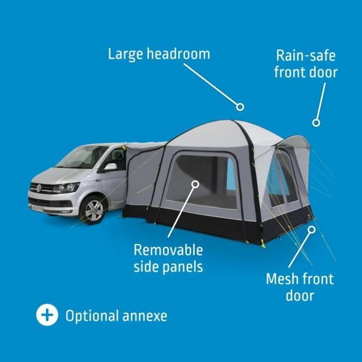 Toldo Kampa Gris polialgodon