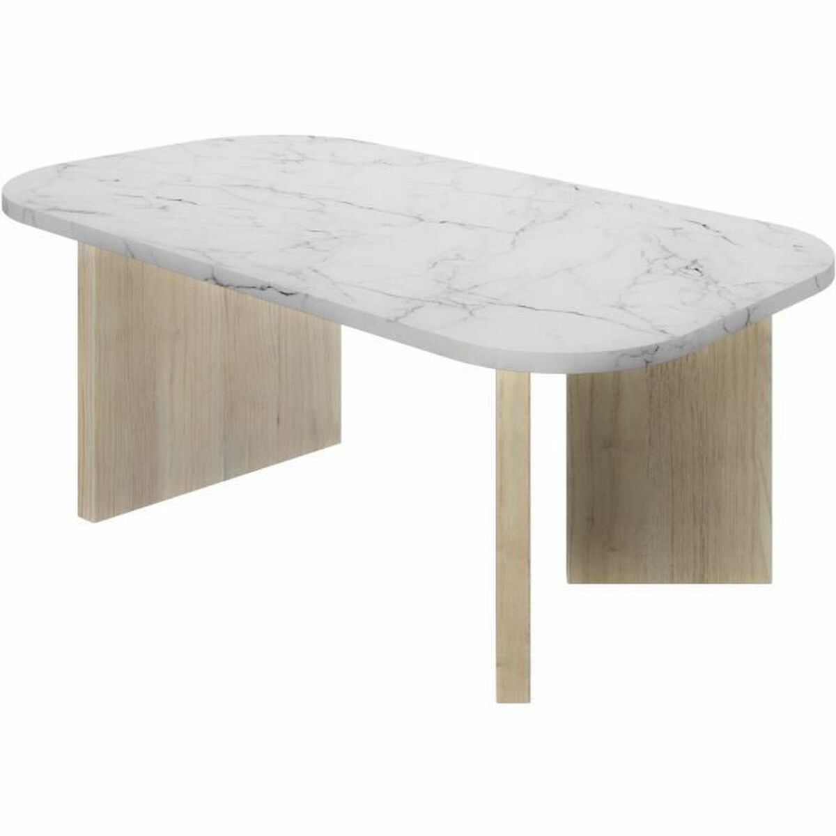 Mesa de Centro Blanco 105 x 58 x 39 cm