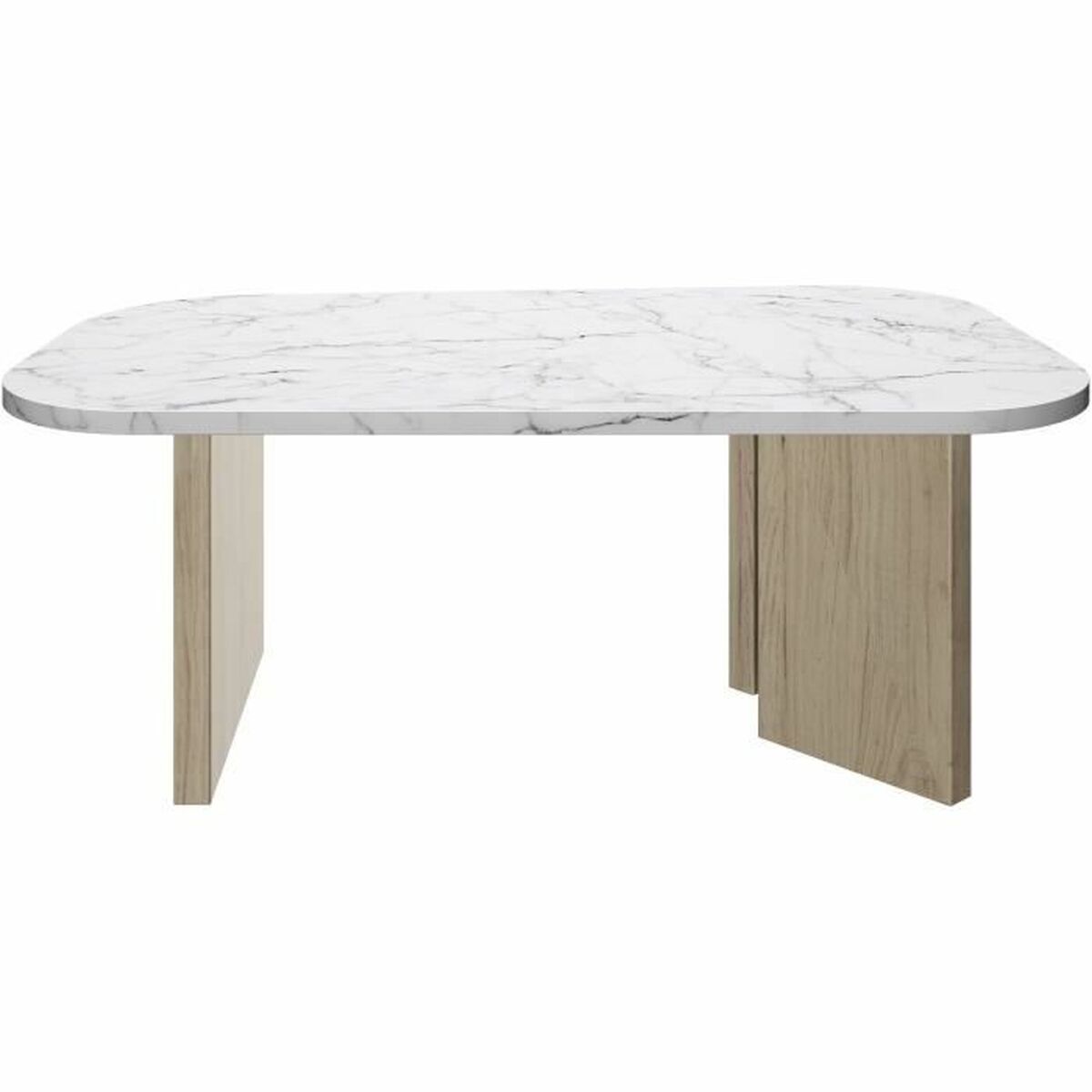 Mesa de Centro Blanco 105 x 58 x 39 cm