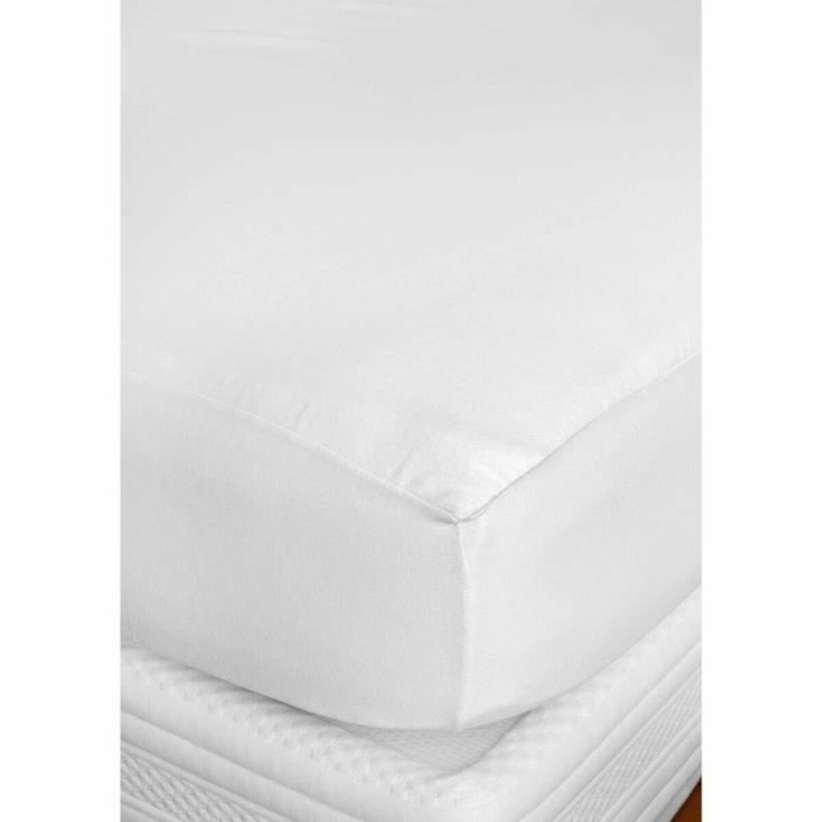 Protector de colchón Toison D'or 140 x 190 cm Blanco Cama de 135