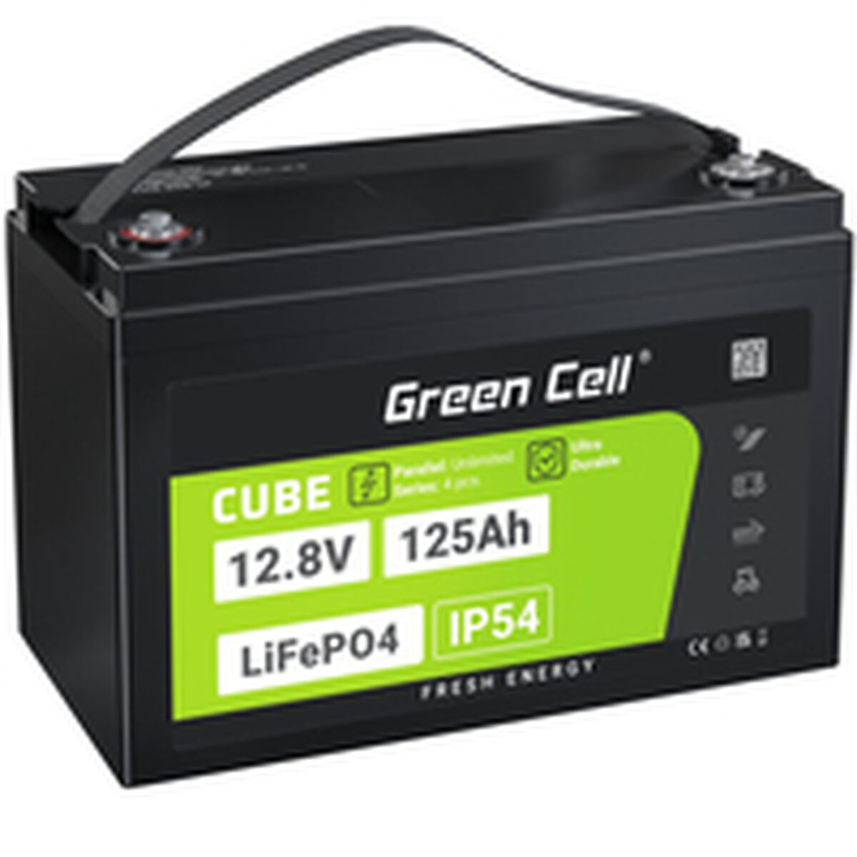 Batería para SAI Green Cell LFPGC12V125AH 1600 wh 125 ah