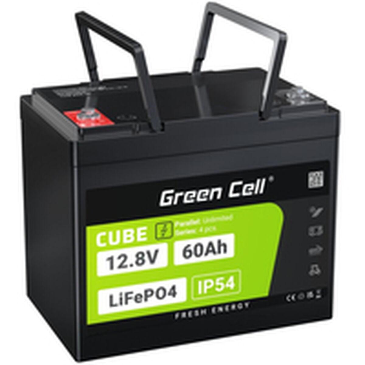 Batería para SAI Green Cell LFPGC12V60AH 60 Ah 768 Wh