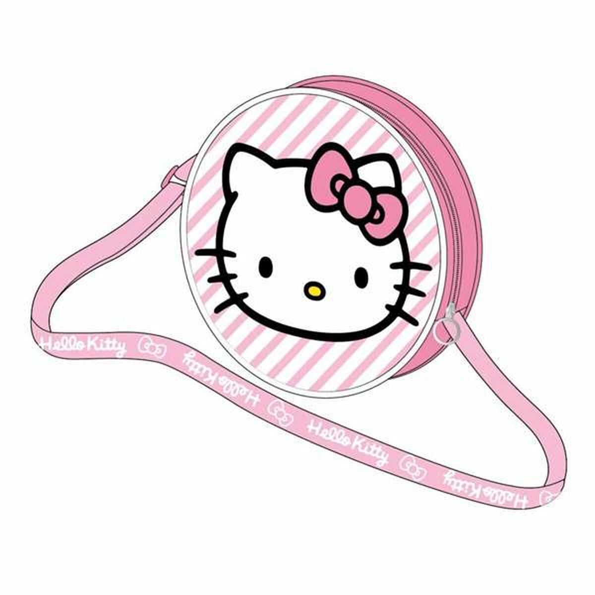 Bolso Bandolera Hello Kitty Rosa 13 x 13 x 4 cm
