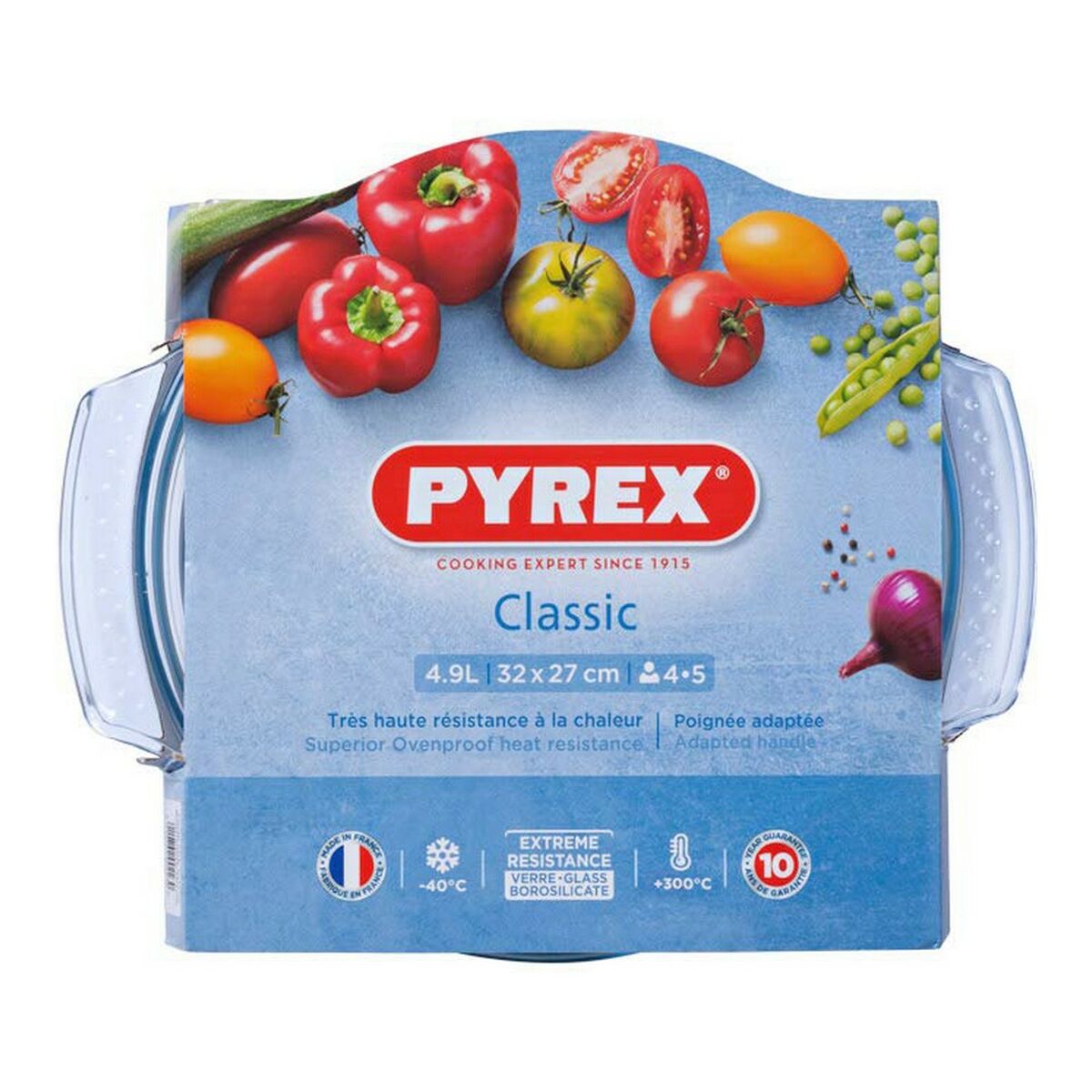 Cacerola con Tapa de Cristal Pyrex 118A000/5043 Transparente