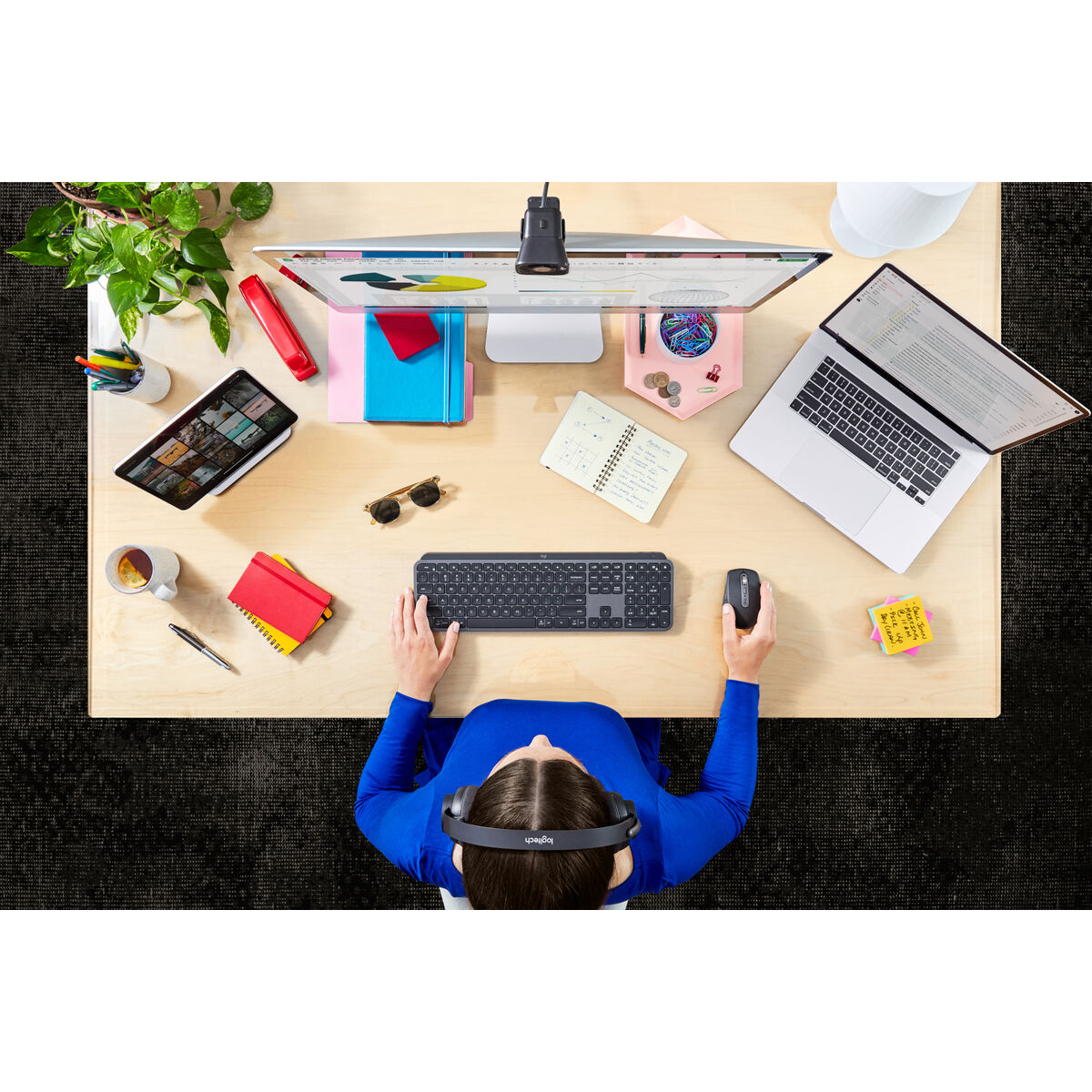 Teclado Logitech 920-010251 Grafito Qwerty Español QWERTY Qwerty US