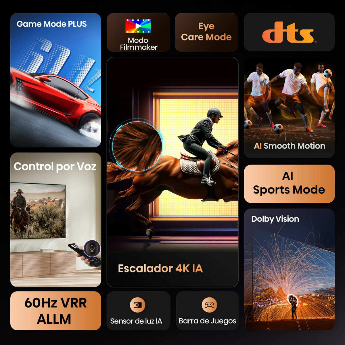 Smart TV Hisense 65A6Q 65" 4K Ultra HD LED HDR D-LED