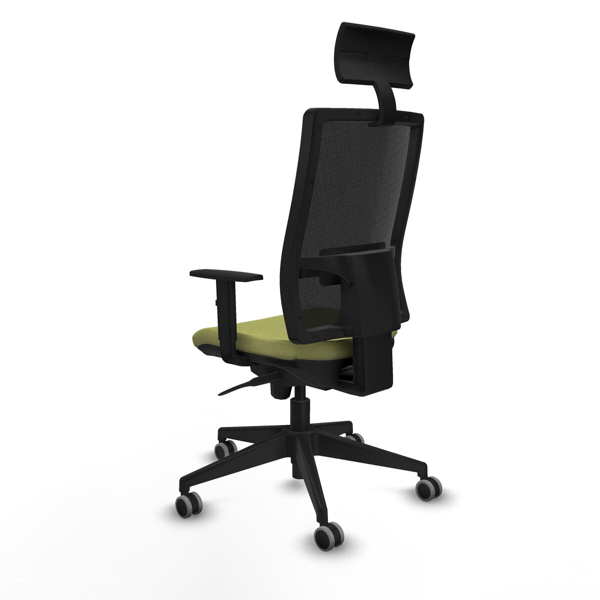 Silla de Oficina con Cabecero Piqueras y Crespo 1D066G1 Verde