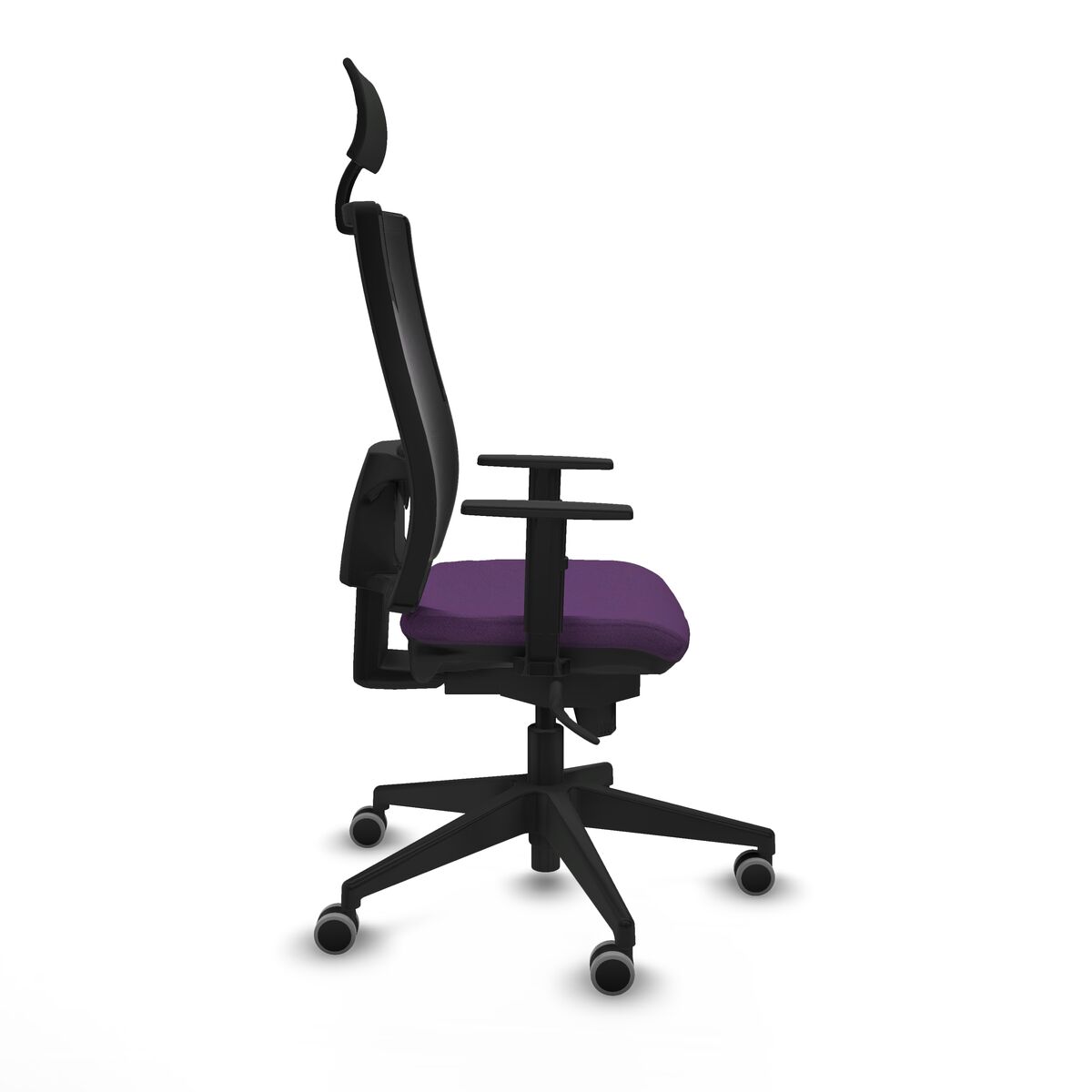 Silla de Oficina con Cabecero Piqueras y Crespo 1D066G1 Morado