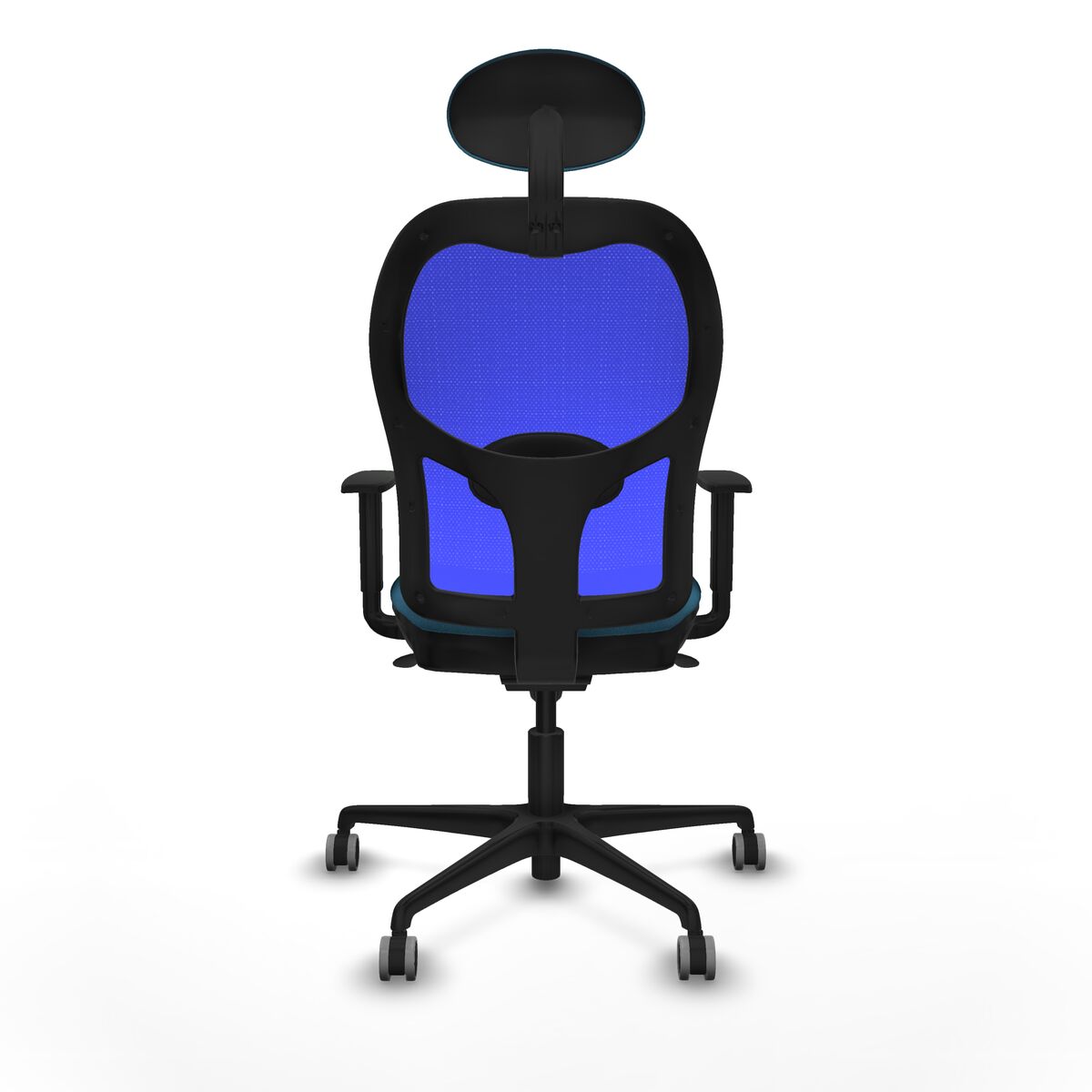 Silla de Oficina con Cabecero Jorquera Piqueras y Crespo 1D036G1 Azul Verde petróleo