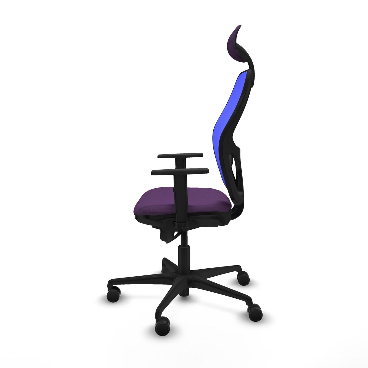 Silla de Oficina con Cabecero Jorquera Piqueras y Crespo 1D036N1 Morado