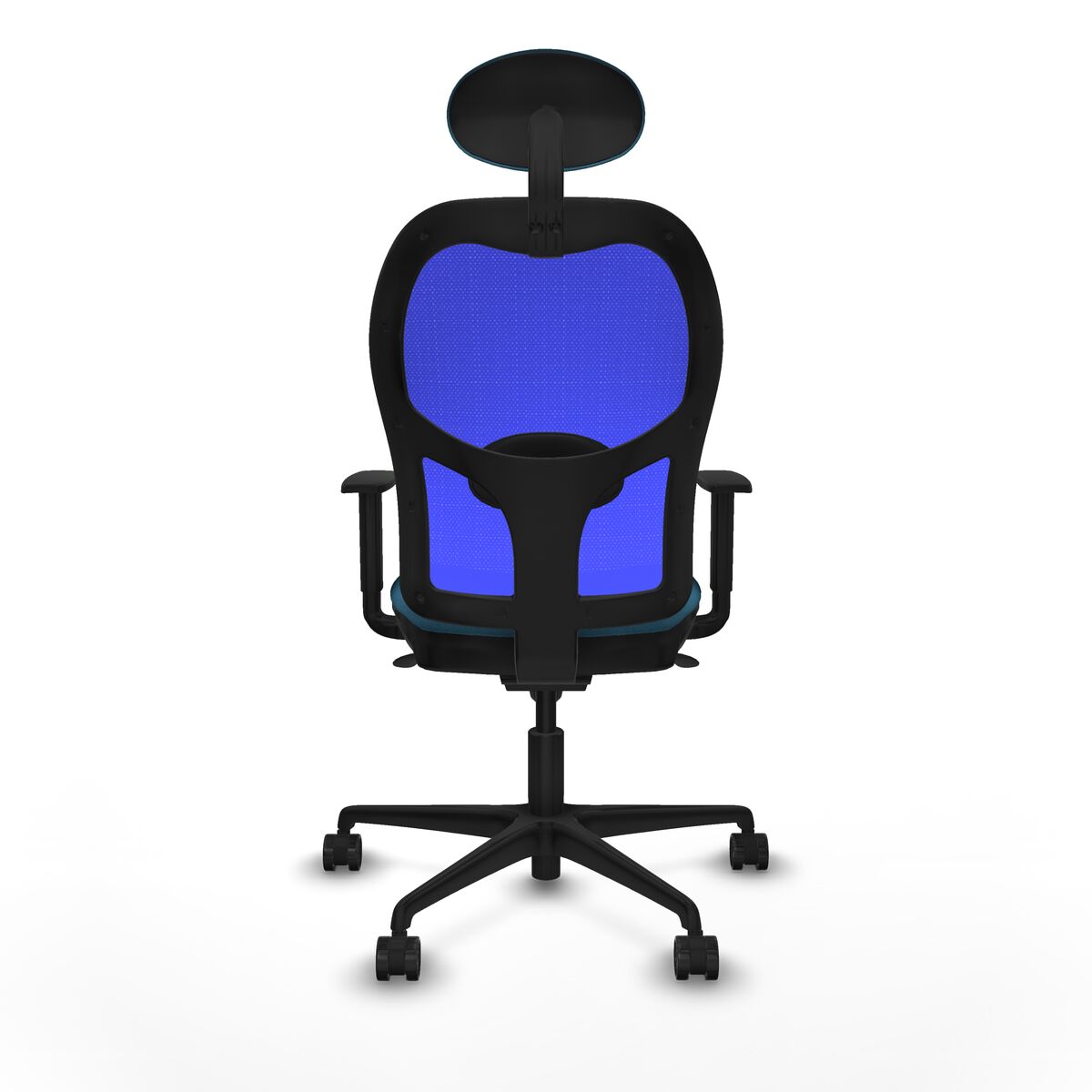 Silla de Oficina con Cabecero Jorquera Piqueras y Crespo 1D036N1 Azul Verde petróleo