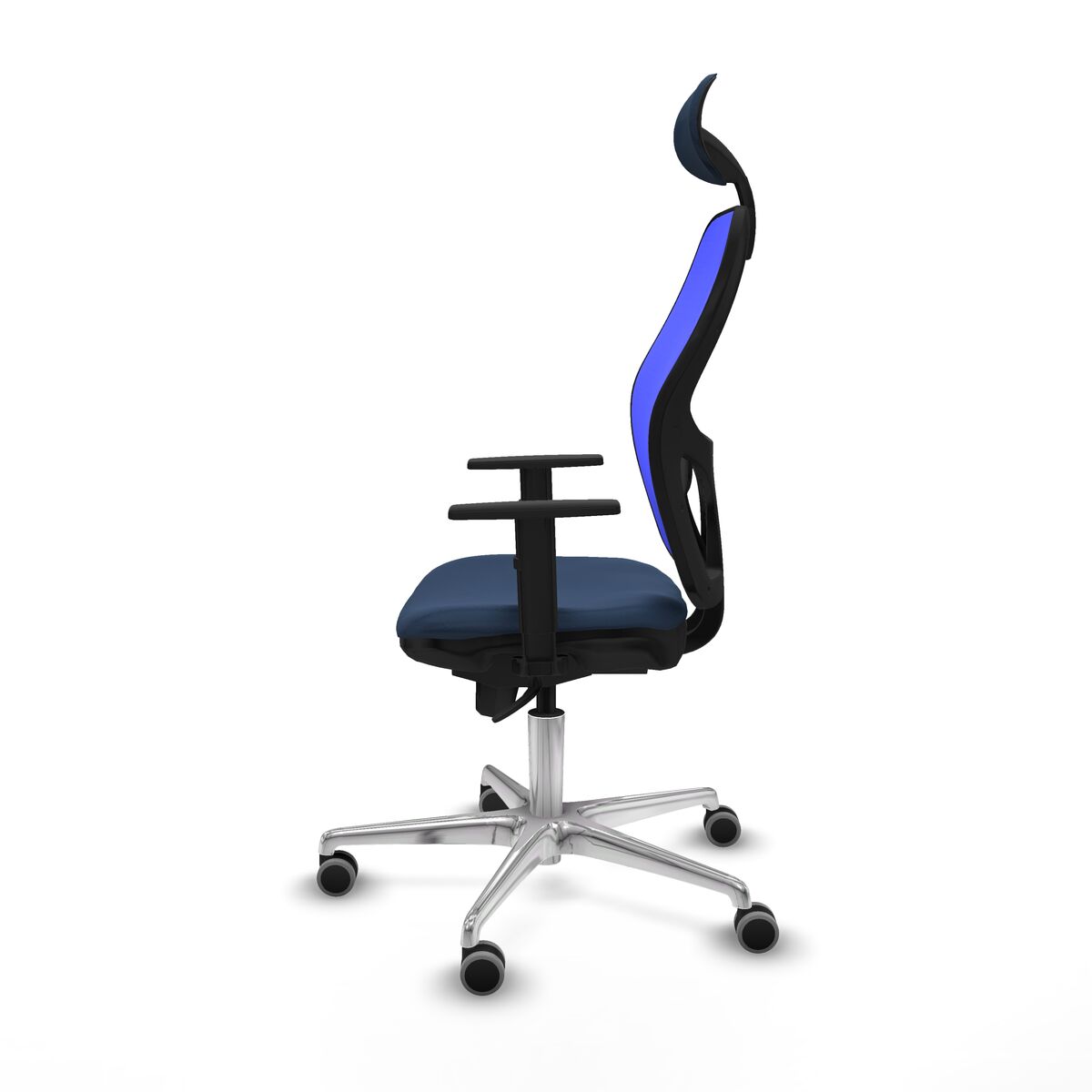 Silla de Oficina con Cabecero Jorquera Piqueras y Crespo 1D086G1 Azul marino